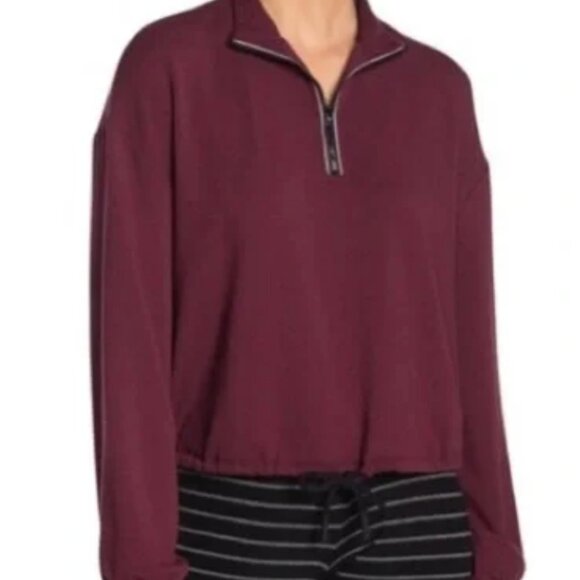 Beyond Yoga By Request Quarter-Zip Sweatshirt, Black, XL - Picture 6 of 7